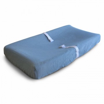 Mushie Changing Pad Cover Tradewinds