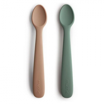 Silicone Spoon 2-Pack (Dried Thyme/Natural)