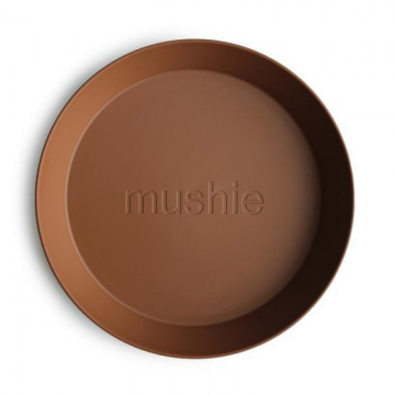 Mushie Dinner Plates Round Caramel