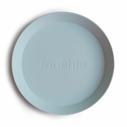 Mushie Dinner Plates Round Powder Blue