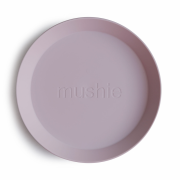 Mushie Dinner Plates Round Soft Lilac