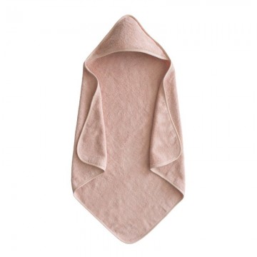 Mushie Baby Hooded Towel Blush