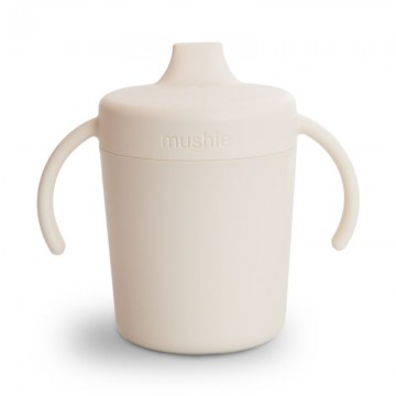 Mushie Trainer Sippy Cup Ivory